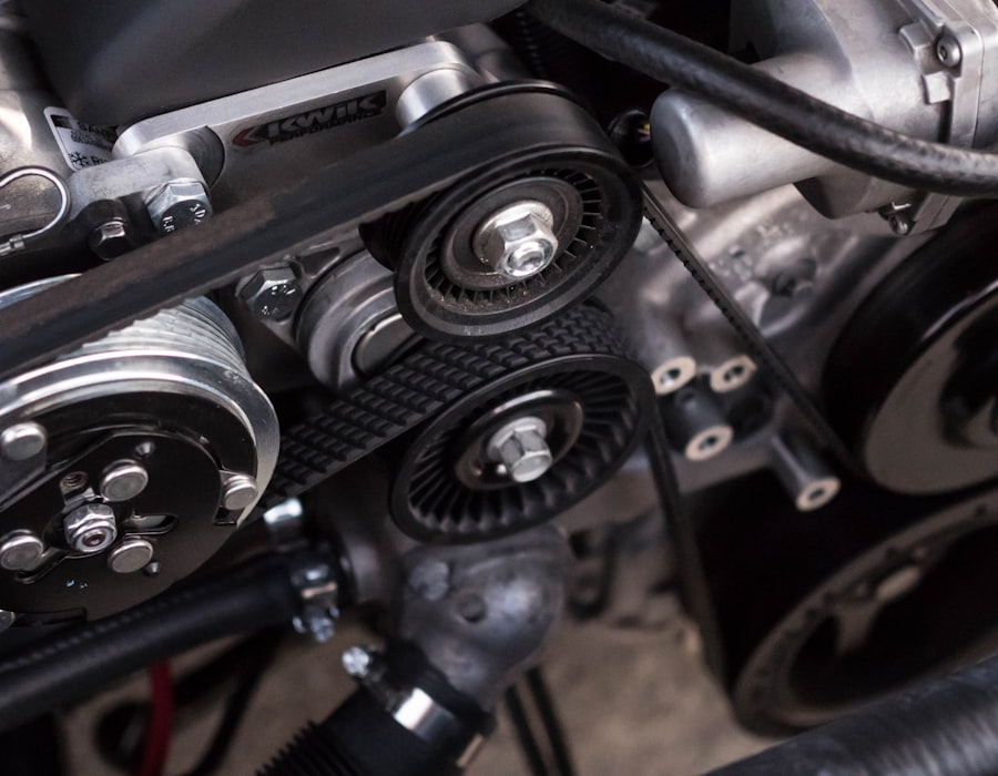 Motor bölümü ve triger kayışı