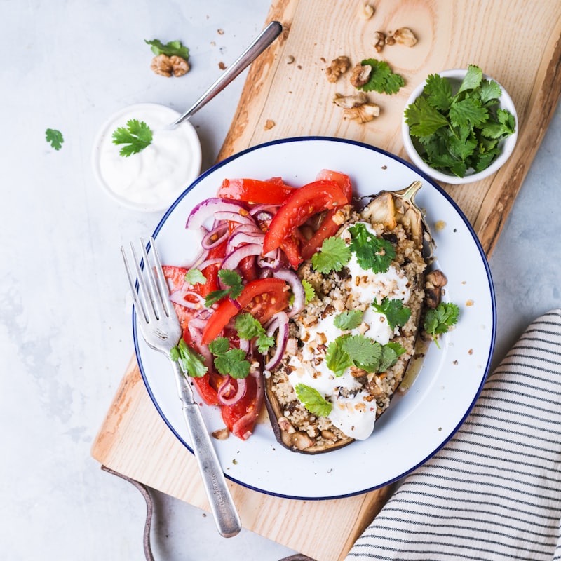 Taze salata kâsesi