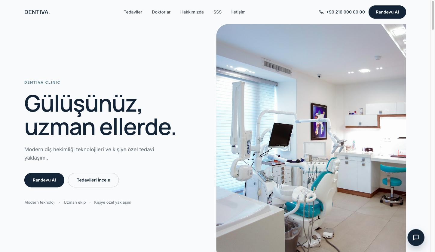 Dentiva Clinic ekran görüntüsü